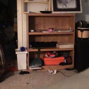 The 5 foot by 3 foot bookcase